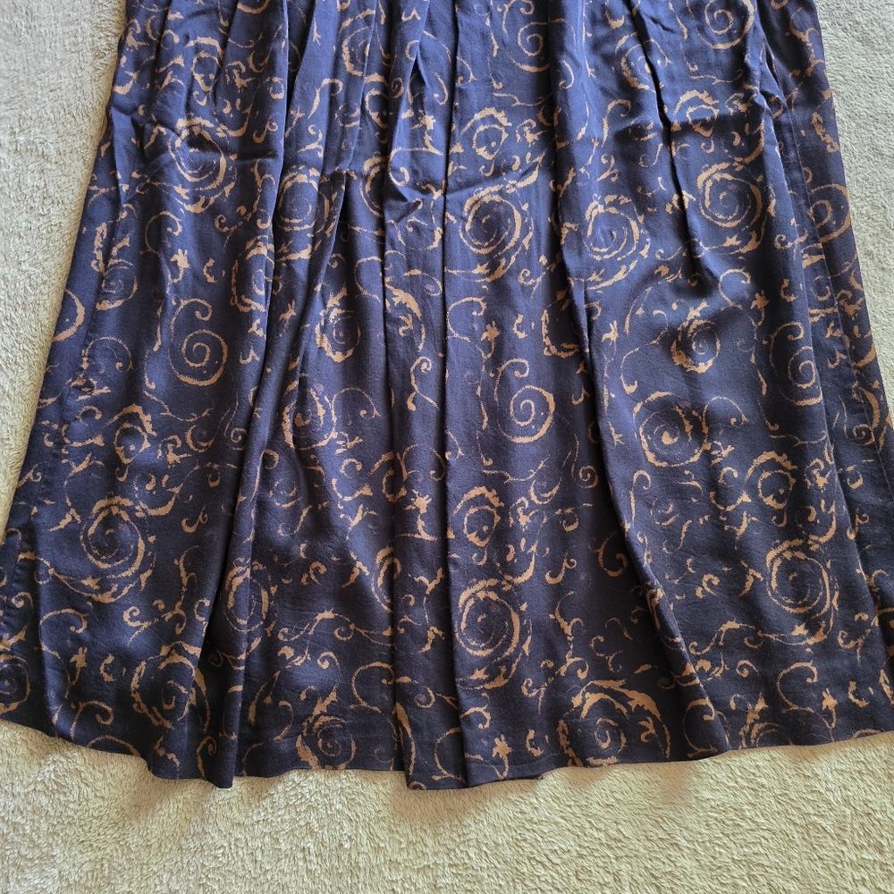 Vintage Radmilla II Rayon Midi Skirt - Picture 8 of 13
